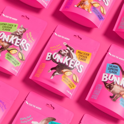 Bonkers Paw Lickin Chicken Flavour Cat Treats