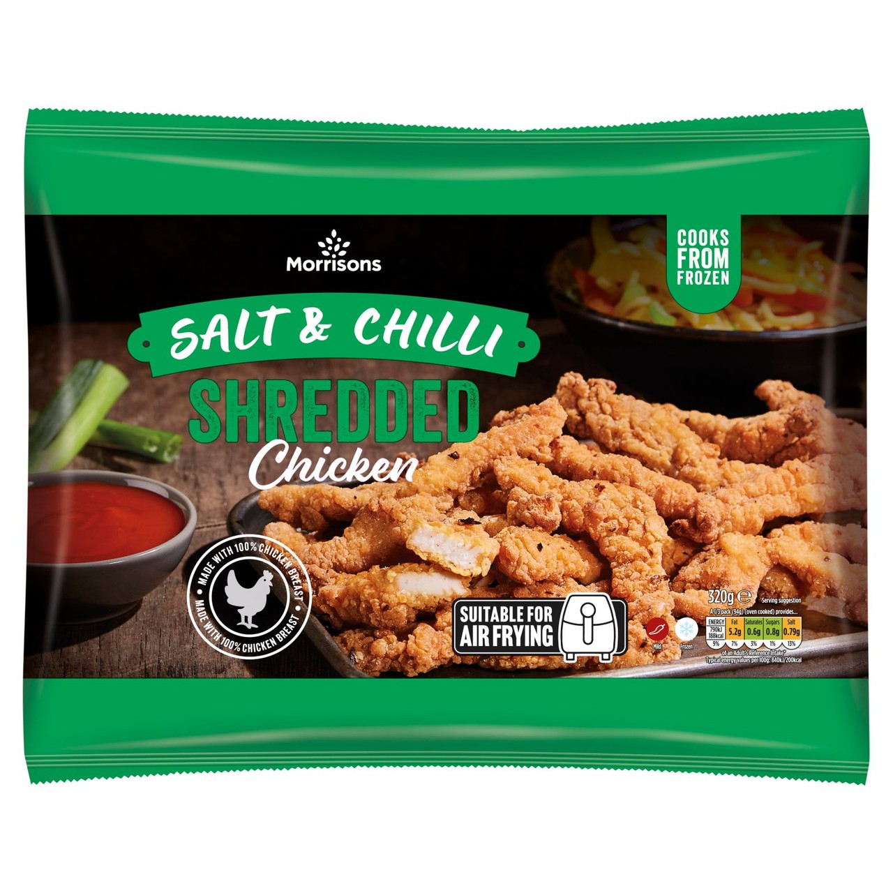 Morrisons Salt & Chilli Shredded Chicken