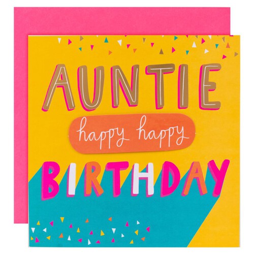 Hallmark Auntie Happy Birthday Card