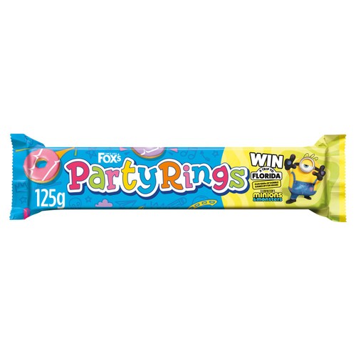 Fox's Biscuits Party Rings Tray 125g