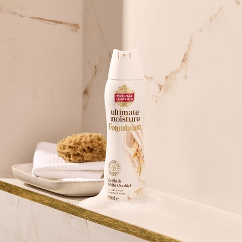 Imperial Leather Ultimate Moisture Vanilla & White Orchid Foamburst 200ml