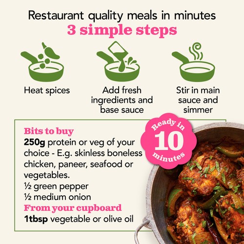 The Spice Tailor Balti Indian Curry Sauce Meal Kit 300g