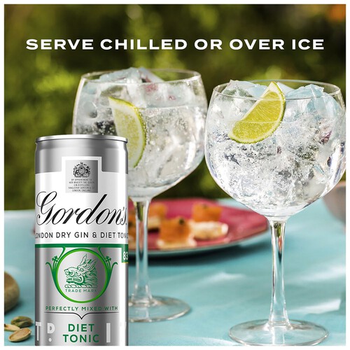 Gordon's London Dry Gin and Slimline Tonic Ready to Drink Multipack