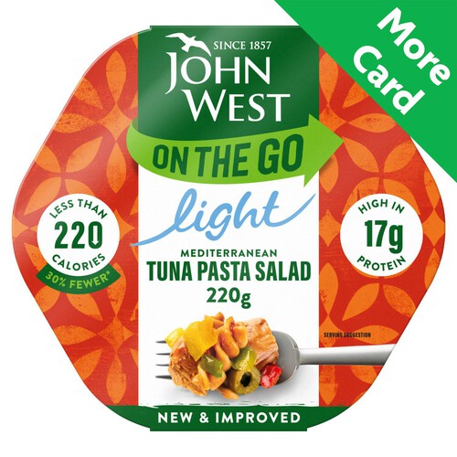  John West On The Go Mediterranean Tuna Pasta Salad (220g)