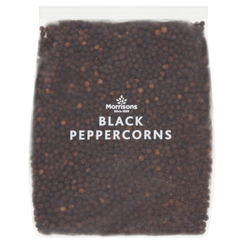 Morrisons Whole Black Peppercorns 