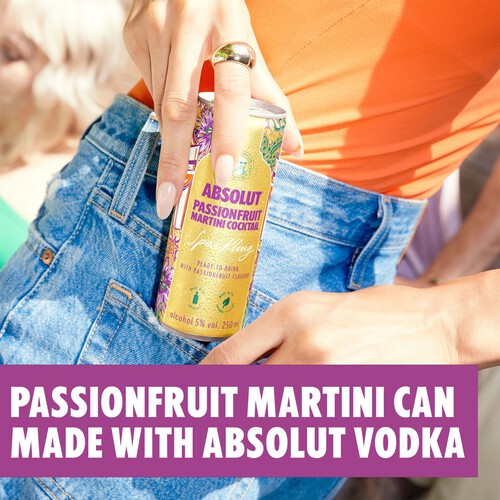 Absolut Passionfruit Martini Sparkling Cocktail