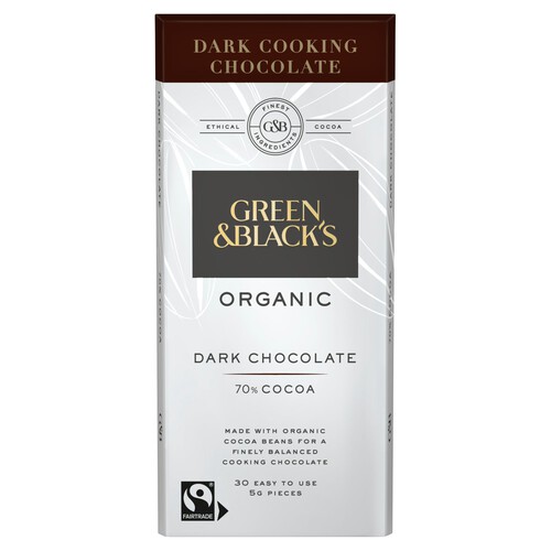 Green & Black's Organic Dark Cooking Chocolate Bar