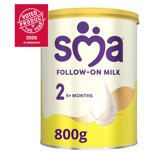 SMA Best Stage 2 Follow-On Baby Milk Formula Powder From 6-12 Months 800g