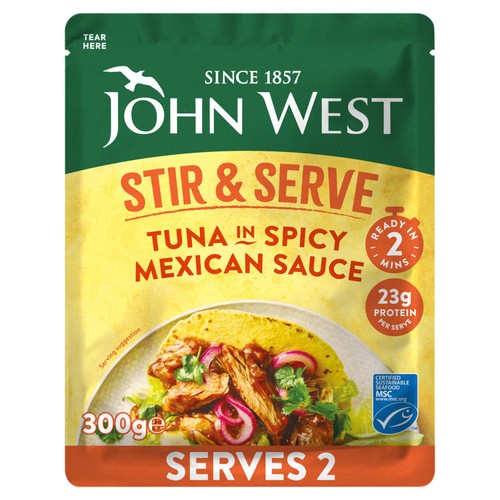 John West Stir & Serve Tuna in Spicy Mexican Sauce 300g