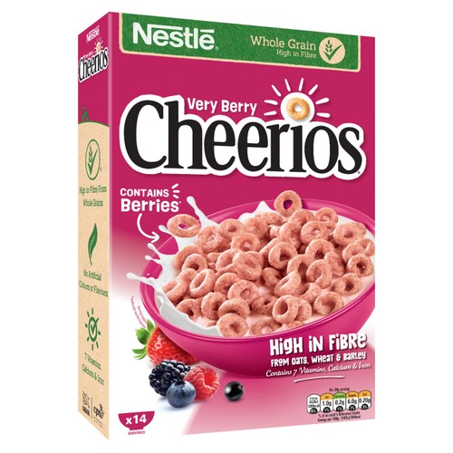 Nestle Cheerios Very Berry Multigrain Breakfast Cereal
