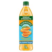 Robinsons Orange Squash No Added Sugar 1L