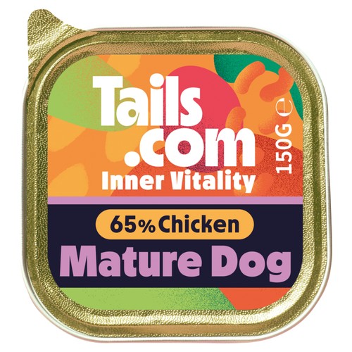 Tails.Com Inner Vitality Mature Chicken Tray 150g
