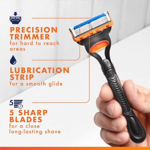 Gillette Fusion Value Pack Razor + 9 Blades