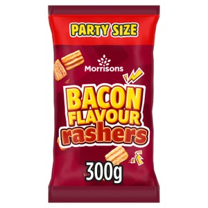 Morrisons Party Size Bacon Rashers 300g