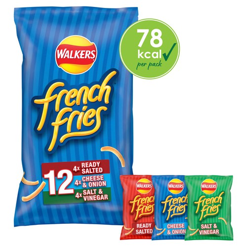 Walkers French Fries Variety Multipack Snacks Crisps