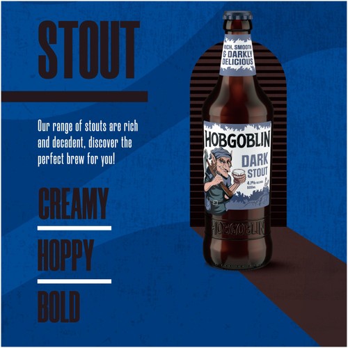 Hobgoblin Stout Beer Bottle