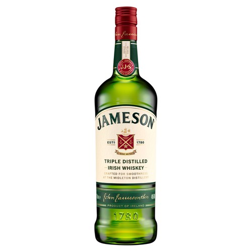 Jameson Triple Distilled Blended Irish Whiskey 
