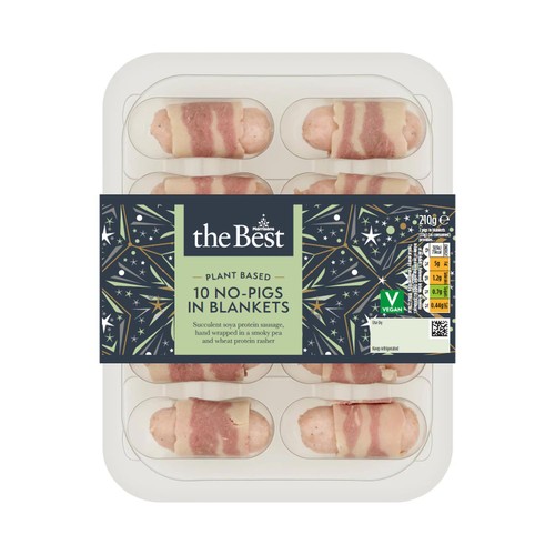 Morrisons 10 Vegan No-Pigs in Blankets 210g