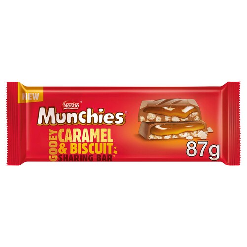 Munchies Milk Chocolate Caramel Biscuit Sharing Block