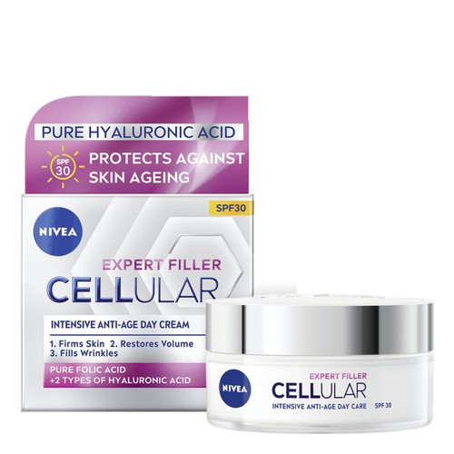 NIVEA Cellular Expert Filler Anti Age Day Cream Moisturiser SPF30 50ml