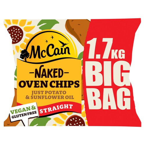 McCain Naked Oven Chips Straight