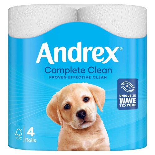 Andrex Complete Clean Toilet Tissue