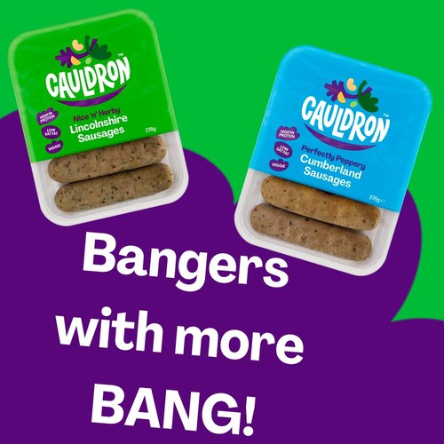 Cauldron Lincolnshire Vegetarian Sausages x6 276g