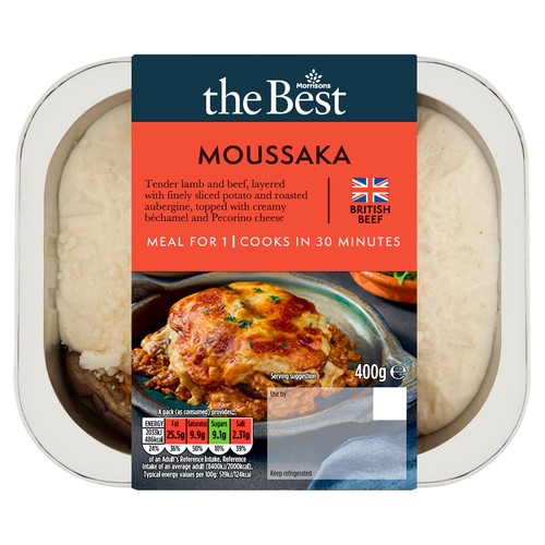 Morrisons the best british lamb moussaka