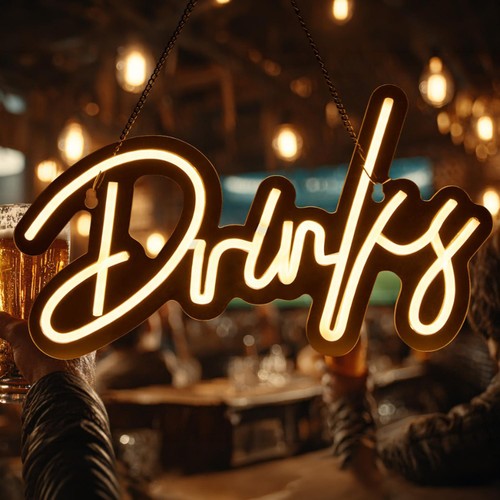 Brooklyn Neon Lights Drinks
