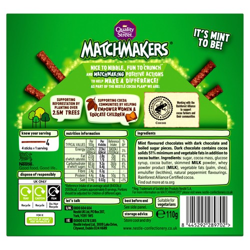 Quality Street Matchmakers Mint 110G