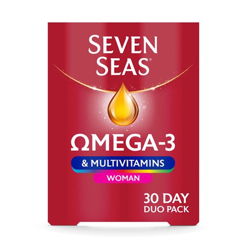 Seven Seas Omega-3 & Multivitamins Woman 30 Day Pack