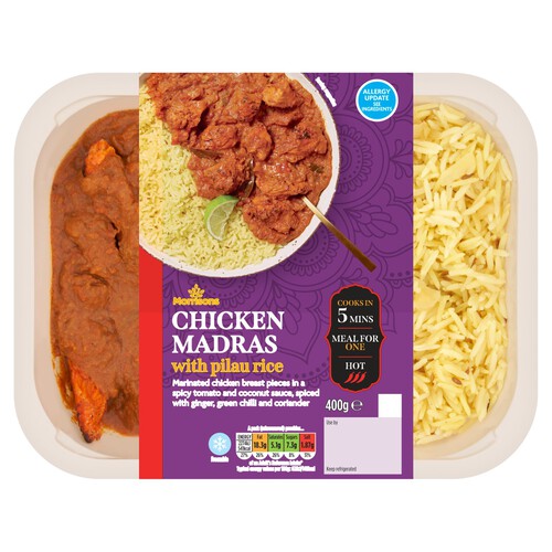 Morrisons Chicken Madras & Rice