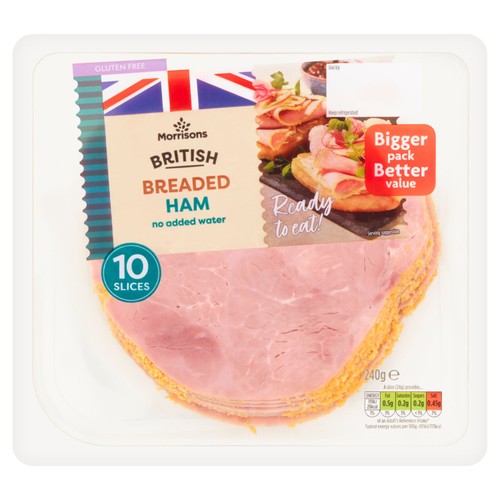 Morrisons British Breaded Ham 240g