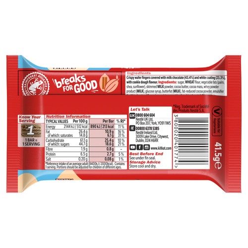 Kitkat 4finger Cookie Dough 