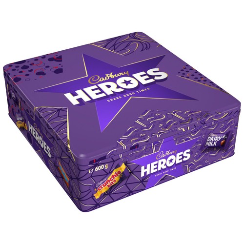 Cadbury Heroes Tin 600G