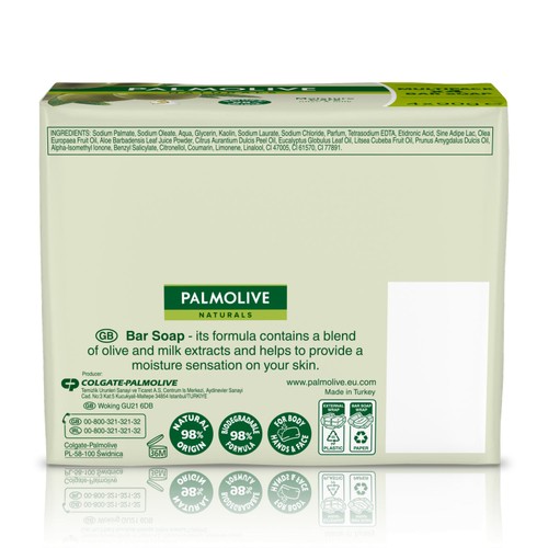 Palmolive Naturals Moisture Care With Olive Soap Bar 4 Pack