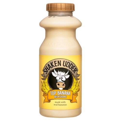 Shaken Udder Top Banana Milkshake