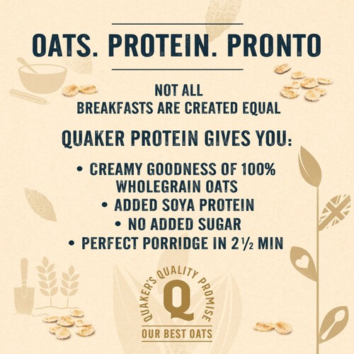 Quaker Oat So Simple Protein Golden Syrup Porridge Pot