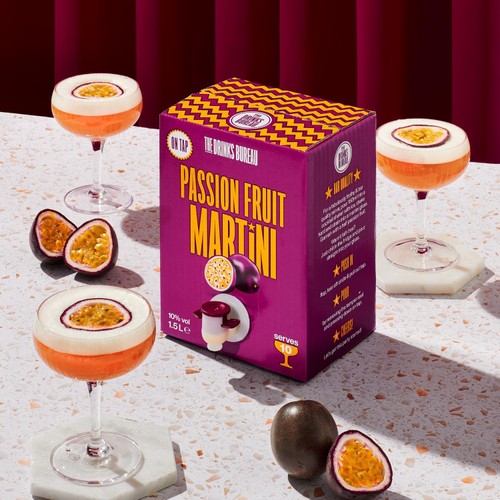 The Drinks Bureau Party Box Passion Fruit Martini 