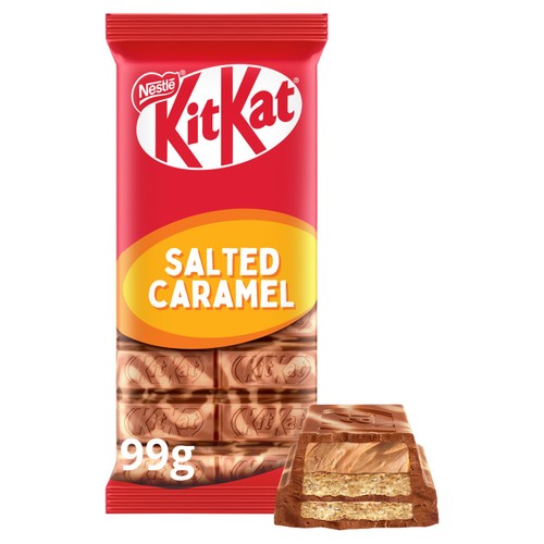 KitKat Salted Caramel Chocolate Sharing Bar 99g