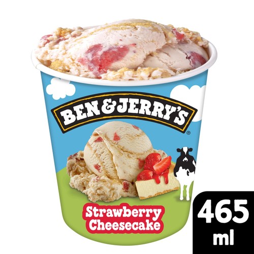 Ben & Jerry's Strawberry Cheesecake Ice Cream Tub 465ml