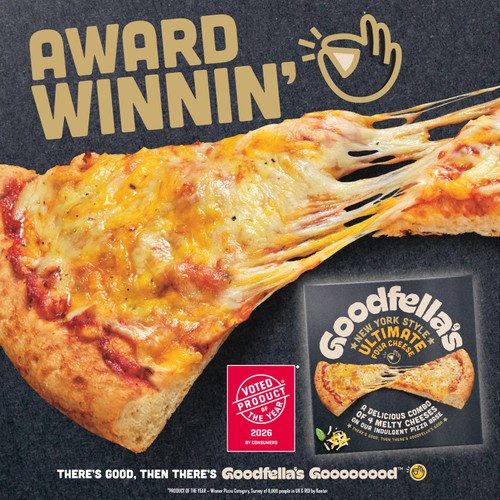 Goodfella's New York Style Ultimate Four Cheese Pizza 534g