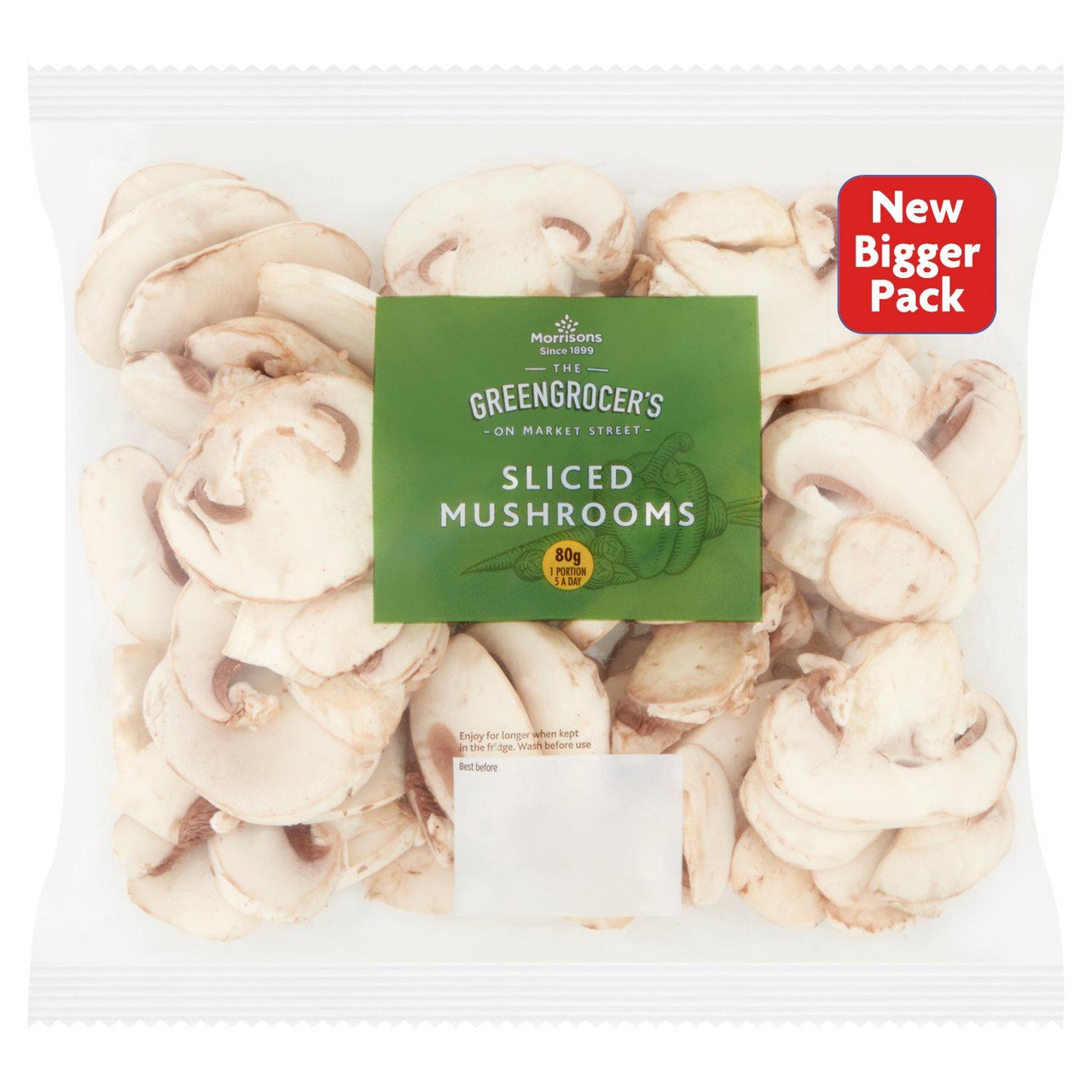 Morrisons Sliced Mushrooms 275g
