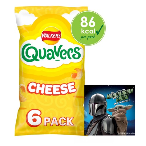 Walkers Cheese Quavers Multipack Crisps
