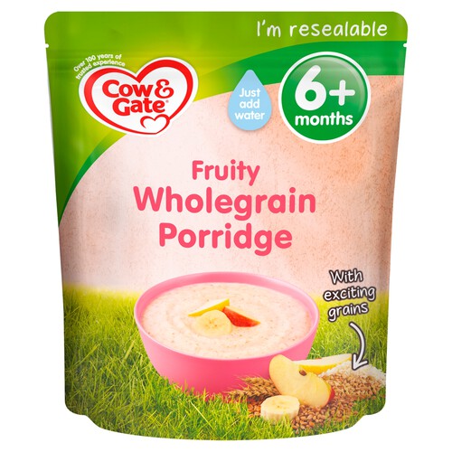 Cow & Gate Fruity Porridge From 4 - 6M Onwards 