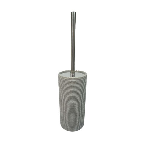 Nutmeg Home Grey Ribbed Toilet Brush