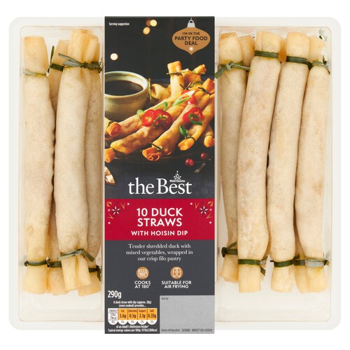 Morrisons The Best 10 Duck Straws With Hoisin Dip 