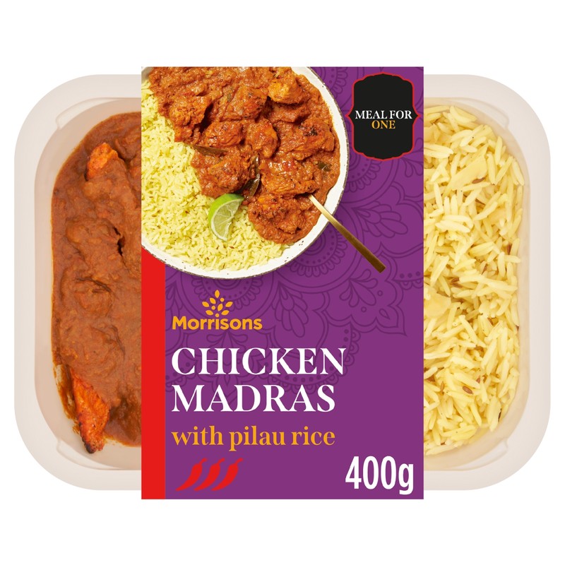 Morrisons Chicken Madras & Rice - Morrisons Online Groceries & Offers