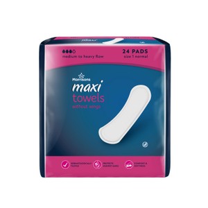 Morrisons Maxi Daytime Towels