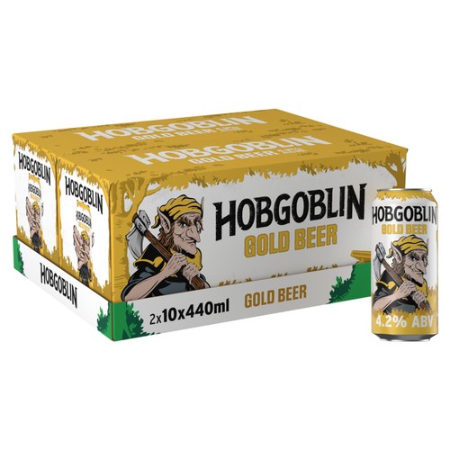 Hobgoblin Gold Ale Beer Cans 10x440ml